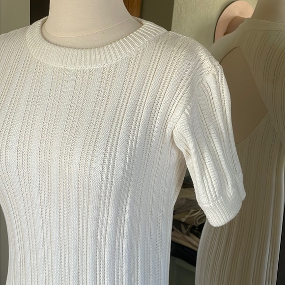 Rue Stiic Wren Knit Maxi Dress White S - Picture 4 of 13